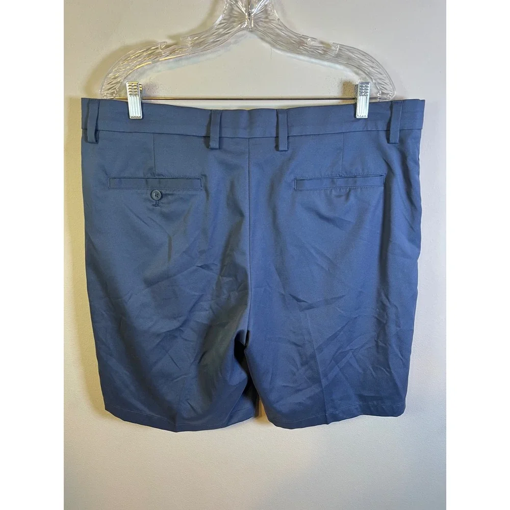 Amazon Essentials‎ Mens Shorts Flat Front Performance Blue Size 38